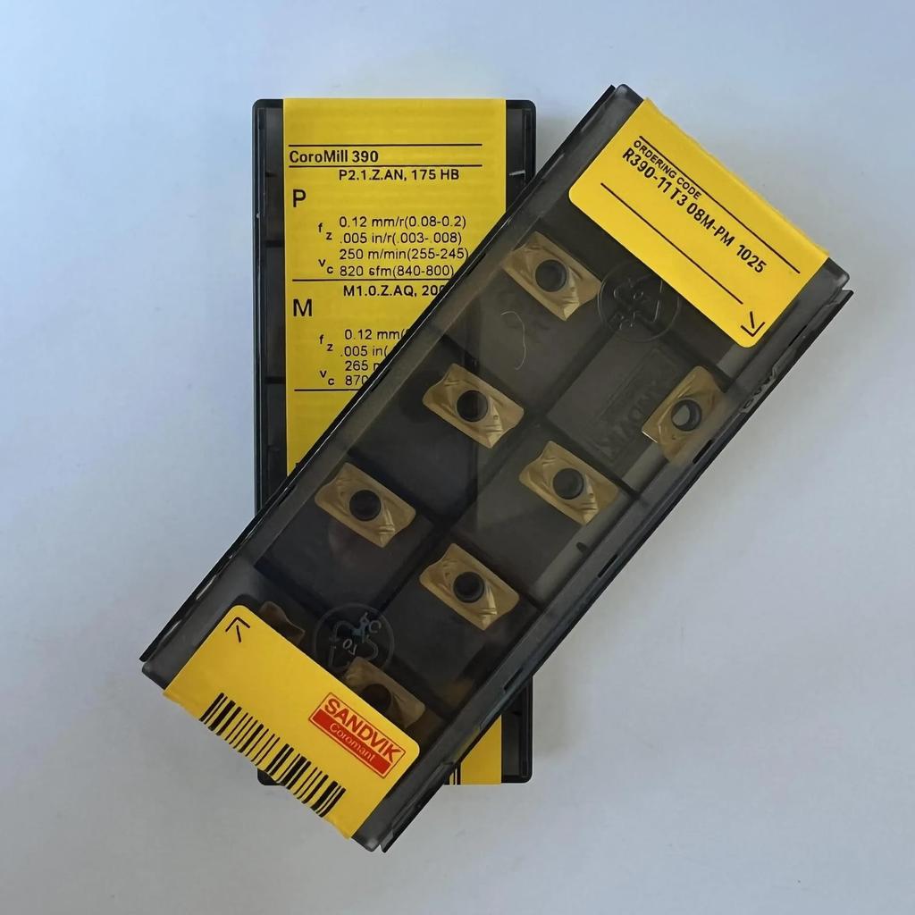 Original Sandvik / R390-11T308M-PM 1025  / CNC Lathe Carbide Blade 10 PCS