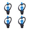 15Pcs Lawn Sprinkler Nozzle G1/2 External Thread 360° Automatic Rotation Mid Range For Lawn Garden Watering IrrigationRound