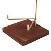 Sphere Display Holder Durable Wood Base Home Decor Pedestals Decorative Small Display Easel Holder for Agate Rocks Collectibles