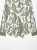 2025 Spring Women's European & American Style Floral Long Sleeve Shirt and Skirt Set