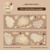 Coffee Stain Die-Cut Adhesive Tape for Journal and Phone Case Decoration