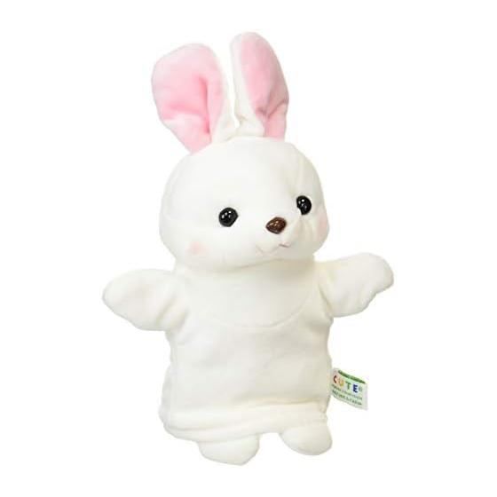 PUPPET COLLECTION NATURE & FARM Rabbit Hand Puppet White Small
