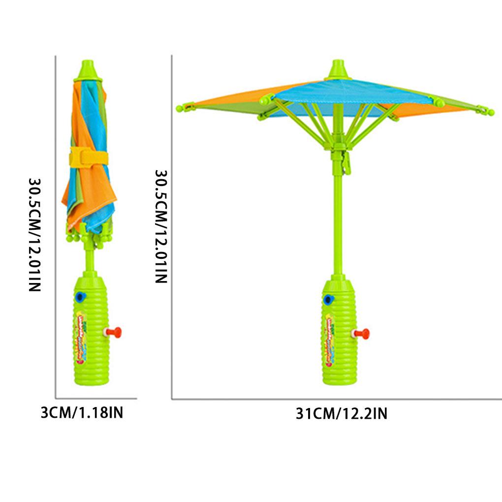ABS Kids Water Sprayer Fun Umbrella Shaped Water Gun For Water Fight Umbrella-shaped Water Gun Beach