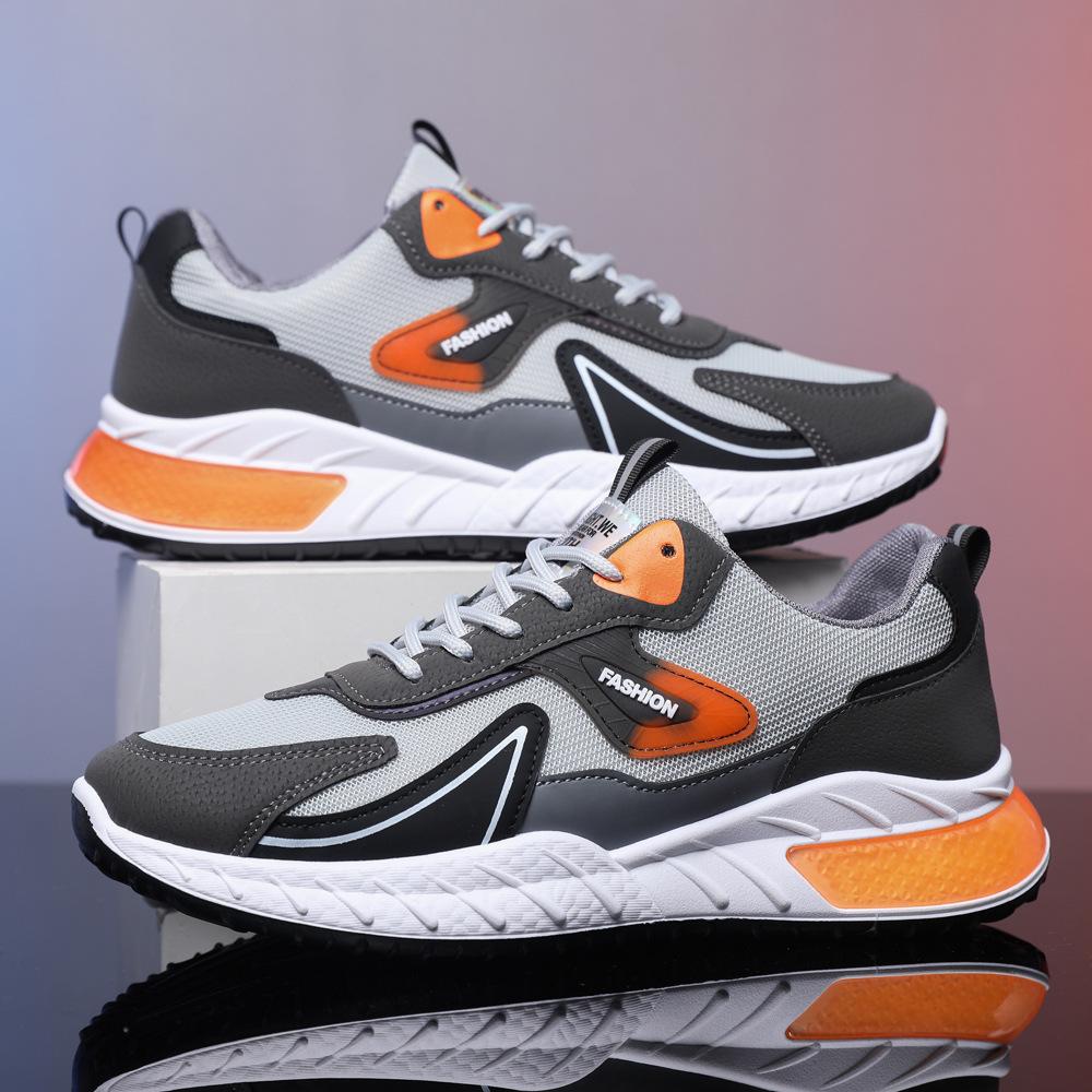 Men s shoes spring and summer new low-top casual sports shoes comfortable soft-soled youth running shoes 39
