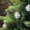 6Pcs Mirror Disco Ball, 1.96Inches Silver Hanging Ball for Party, Birthdays, Weddings, Home Decorations, Stage Props, Game Accessories, 5cm