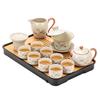 GOWKE Rich Bamboo Ru Kiln Kung Fu Tea Set