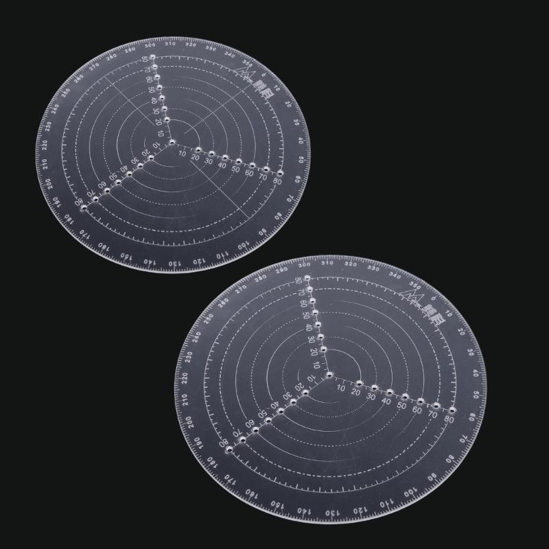 Woodturning Round Center Finder Woodworking Compass Circles Drawing Tool Acrylic Accurate Scale Centering Ruler 20/30CM