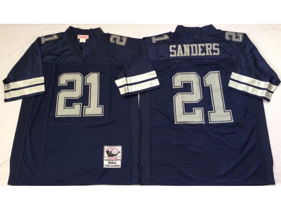 Dallas Cowboys Şöhretler Salonu Rugby Forması - Vintage #21 #22 MN Sınırlı Üretim