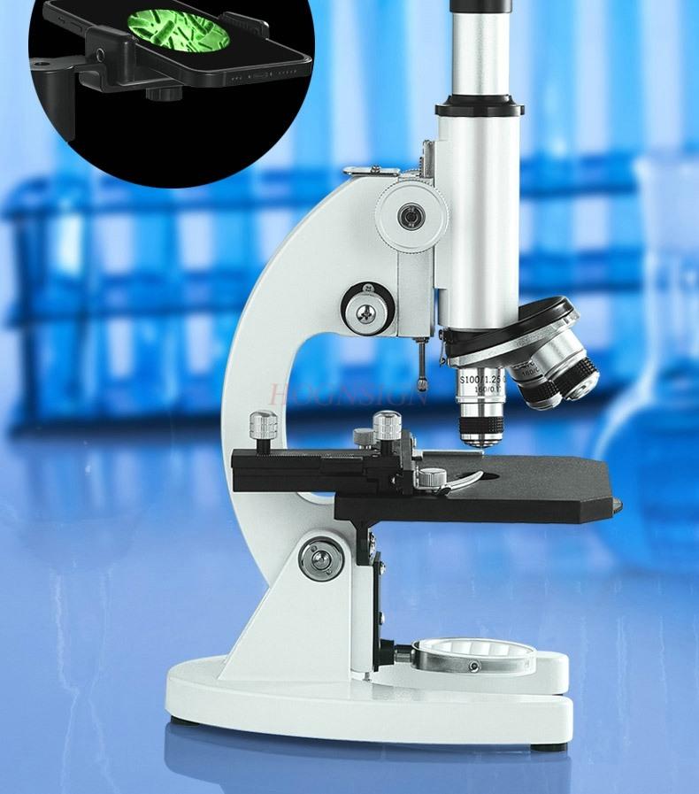 Optical Microscope Biology Children'S Science Experiment Household Primary School Students Handheld High Power Hd Portable