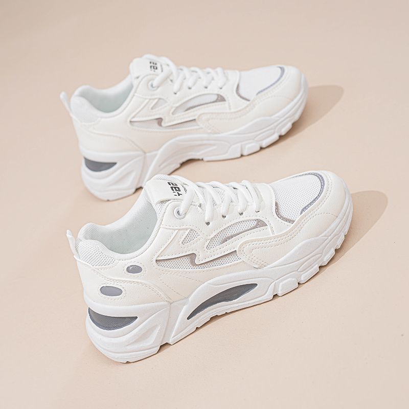 2025 spring women's shoes new breathable mesh shoes children's versatile platform sports shoes casual dad shoes women's trendy shoes