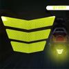 3 Pezzi Adesivi Riflettenti Notturni Adesivi per Carrozzeria Auto, Adesivi per Moto, Adesivi per Casco, Strisce Riflettenti per Veicoli Elettrici, Adesivi di Avvertimento per Auto