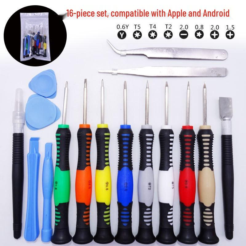 8-in-1 Portable Screwdriver Set with Torx, Triangle, and Unique Bits for Mobile Phone Disassembly