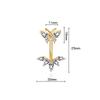 Simple  Angel Wings Butterfly Navel Ring For Women Girls Exquisite Belly Button Rings Sexy Belly Piercing Jewelry Gifts