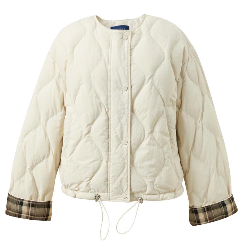 Sancai 2025 Winter Waterproof Lightweight 90% White Duck Down Short Padded Jacket