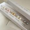 5 Pairs Women Imitation Pearl Stud Earrings White Pink Champagne Beige Grey Round Simple Office Jewelry