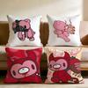 Cartoon G-GloomyS Bear Cushion Cover Home & Car Multi-Scene Pillow Cover - Reversible, Soft & Durable for Daily Use