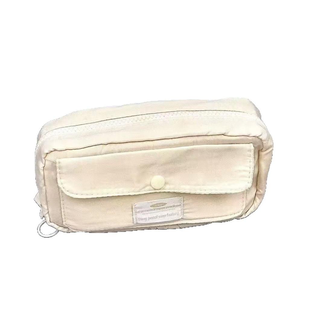 Student Canvas Multilayer Pen Case With Large Capacity For School And Office Use