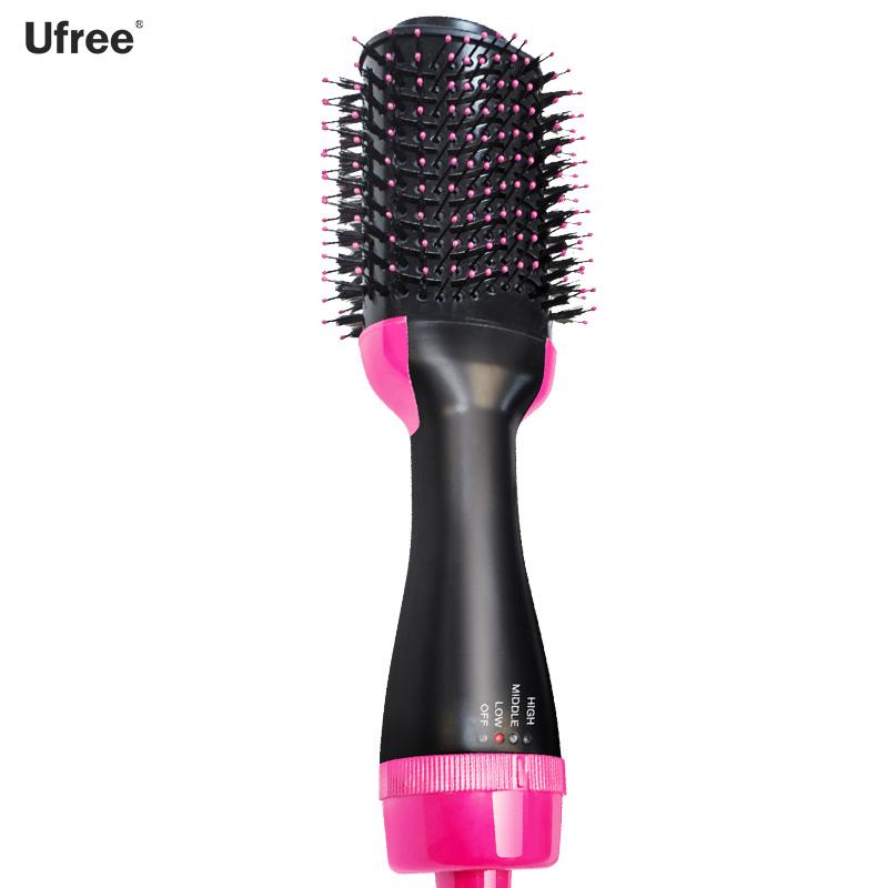 Professional Hot Air Comb  Ionic Hair Dryers Brush Hair Straightener  Hair Styling Tools  Hot Air  Brush 110-120 V