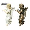 Flower Pot Hanging Decor Vintage Angel Girl Statue, Planter Climber Cute Resin Figurine for Edge Unique Holiday Gift Ideas