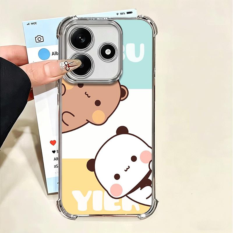 

Bubu Dudu Мультяшный Милый Покрытие Чехол Для Телефона Для Xiaomi Poco X5 X6 X7 X8 Pro Max F8 Ultra F7 M8 M7 M5S Redmi 15C 15 14C 13C 13 X3 1 Xiaomi Poco X3 Pro