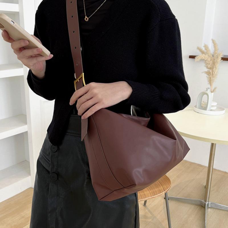 Female College Students Classroom Bag Shoulder Bag Large Capacity Women's Bag Simple Tote