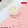White DIY Jewelry Making High Quality Imitation Pearls Hot Sale Round Jewelry Accessories Popular ABS 2-20mm Handmade Beige Bracelet  beads
