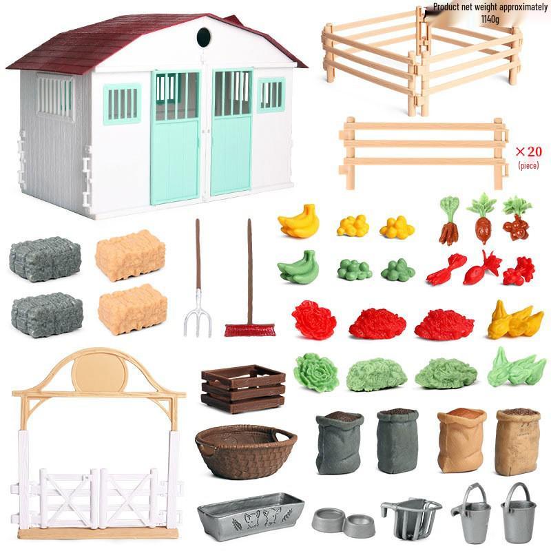 Animal Model Set: Lion, Tiger, Elephant, Panda, Giraffe, Hippo, Rhino, Sheep