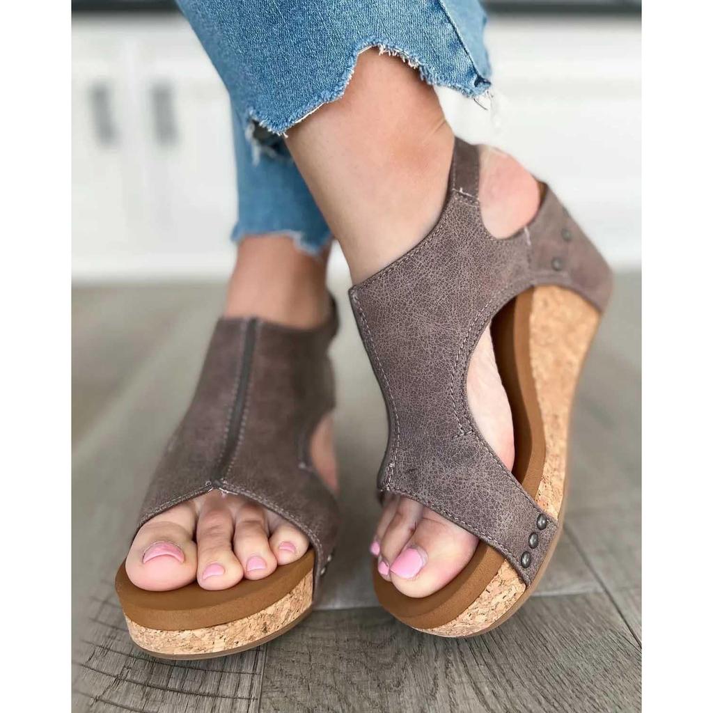 Damen High Heels Sandalen Sommer Strand Plateau Keilabsatz Sandalen Damen Mode Outdoor Damen Slides Sandalias Mujer