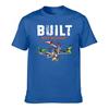 Unisexs Cotton TShirt FPV Racing Drone Print NOT BOUGHT Graphic Tees Casual Short Sleeve Tops for Drone Enthusiasts