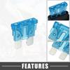 A ABSOPRO Fuse Holder 15A Standard Style Fuse 12AWG Fuse Holder Waterproof 12