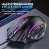 RGB Backlight Gaming Mouse 12800DPI Wired Mouse Durable USB Mouse  PC Gaming