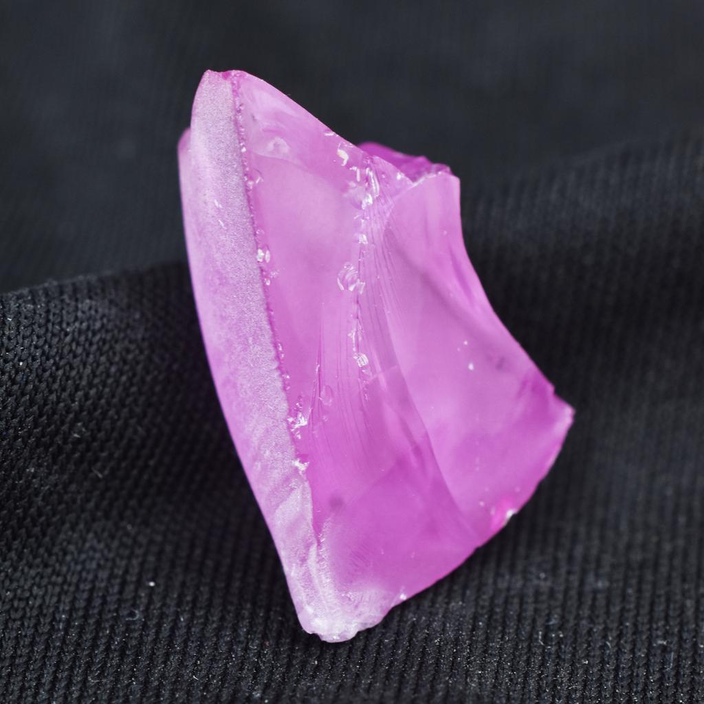 Natural Pink Zircon Loose Gemstone Rough 23.55 ct Uncut Raw for Lapidary and Gem Collections