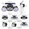 30 LED Dual Head Rotatable Solar Wall Light for Outdoor Use