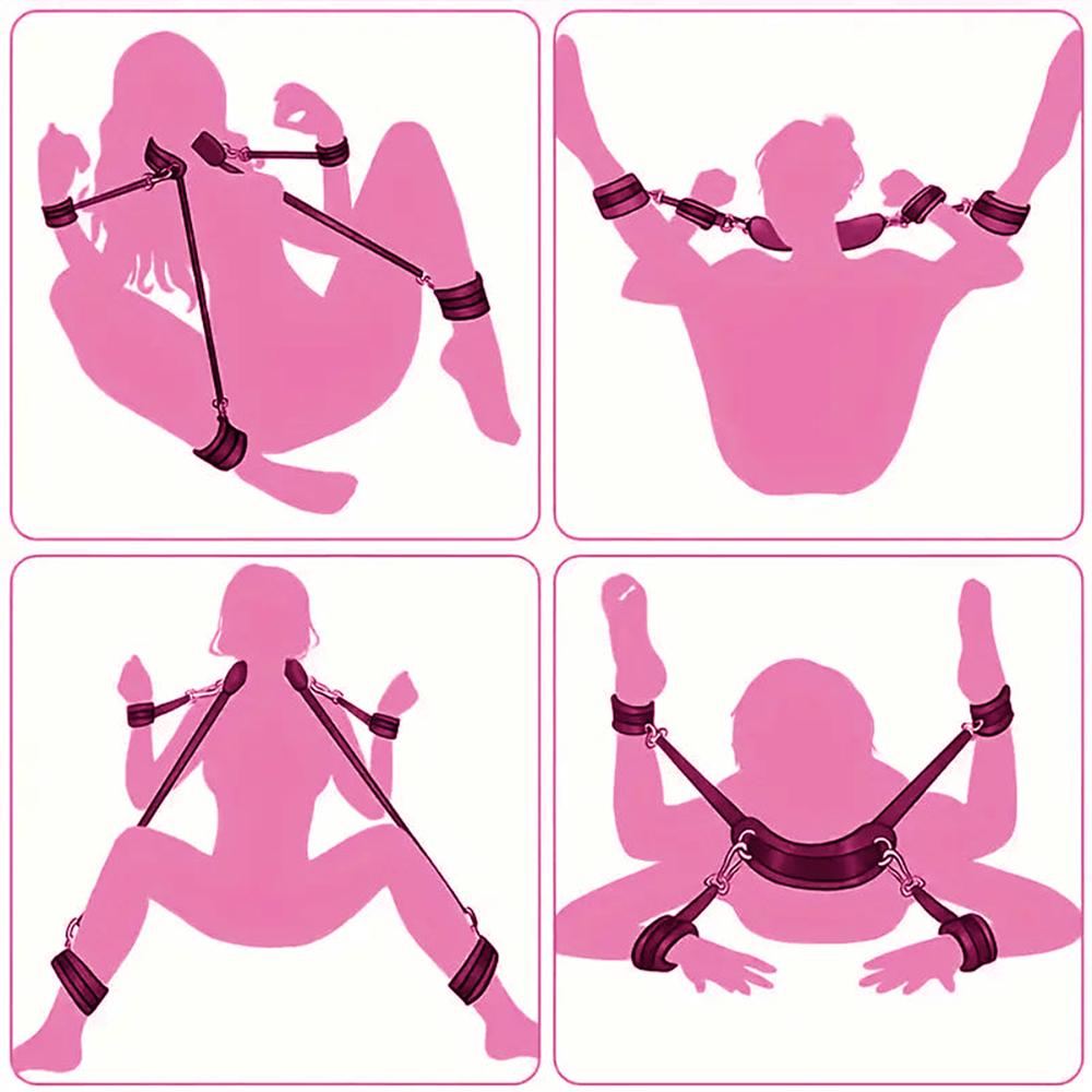 Couples  Restraints Harness Open Legs Spreader Sexy Toys For Couples No Vibrators Sex Tied Legs Adult Accessories 18+ Sextoy