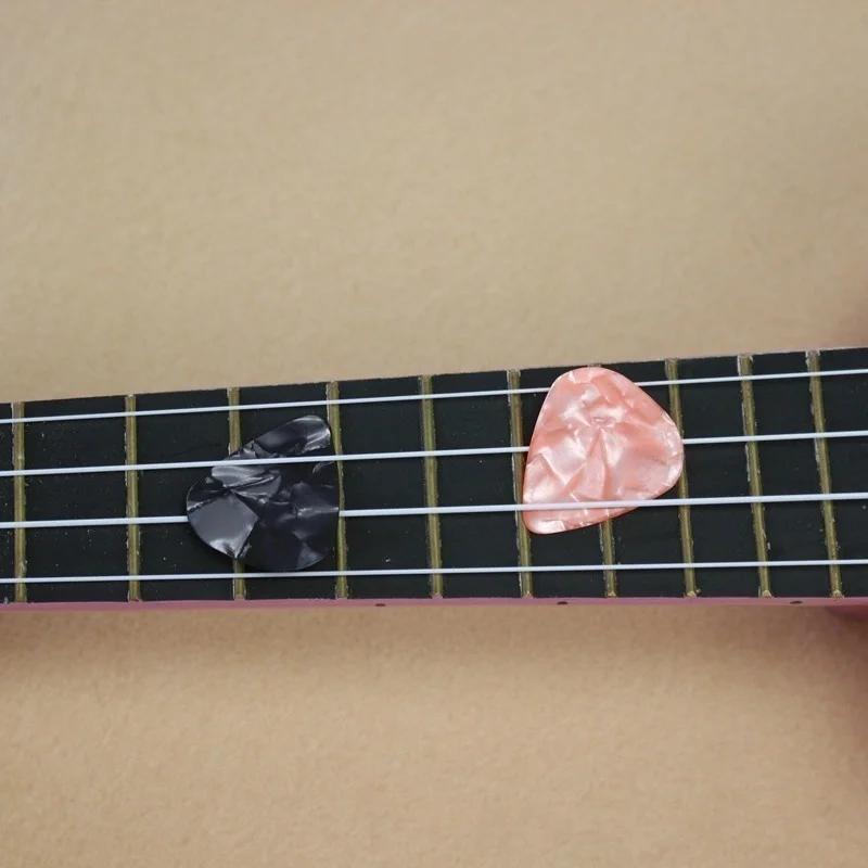 

16/13/10PcsCelluloid Guitar Ukri Elastic Piece 0.5 0.75 1.0 More Than Thickness ABS Finger Pick Electric Guitar Acoustic Guitar 0.46mm 16pcs