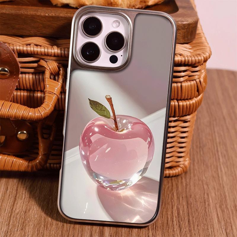 Creative Crystal Apple Applicable iPhone16/17Pro Mobile Phone Case 14 Premium Sense 15 Frosted PC12 Men and Women 13