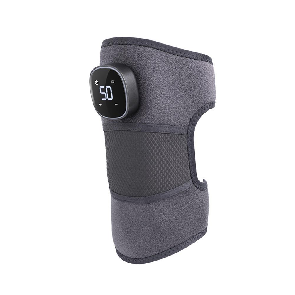 Electric Kneepad Massager LCD Digital Display Wireless Joint Massage Tool Graphene Physiotherapy Vibration Design Easy to Use