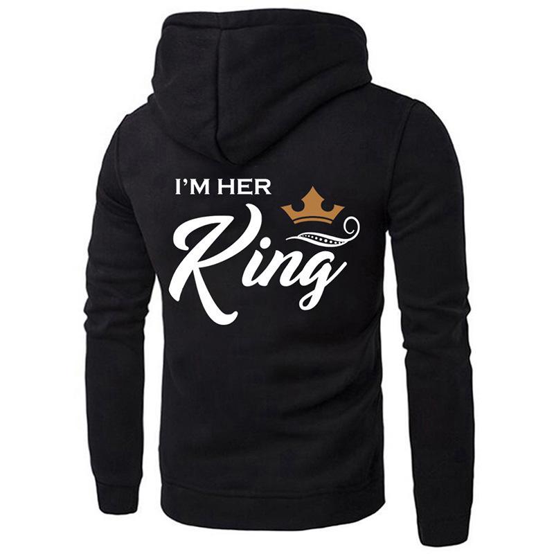 2024 His Queen & Her King Couple Hooded Sweatshirts