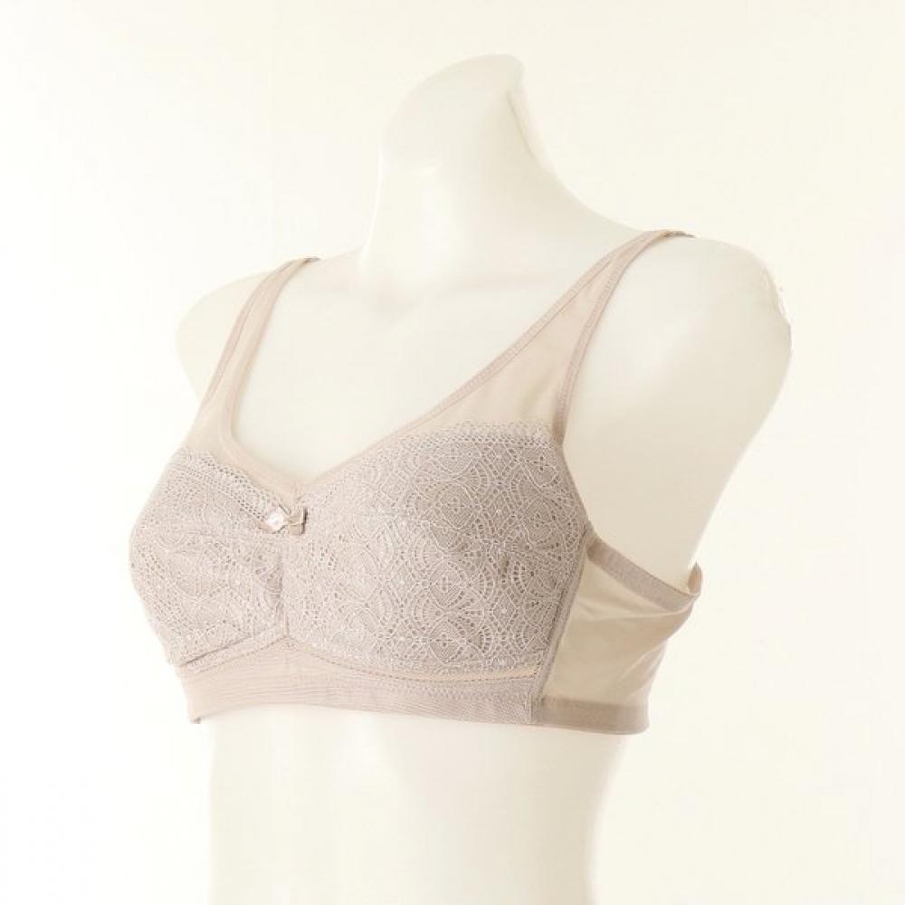 Venus Comfort Without Bust Pressure  3 Hook No Wire Full Cup Lace Bra Vbrq375c