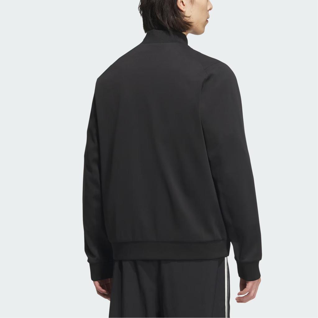 adidas Track Feng Top Wu Zong Series UV Protection Casual Sports Zipper Soft Versatile Long Sleeve Jacket Men Jacket Black KB4225