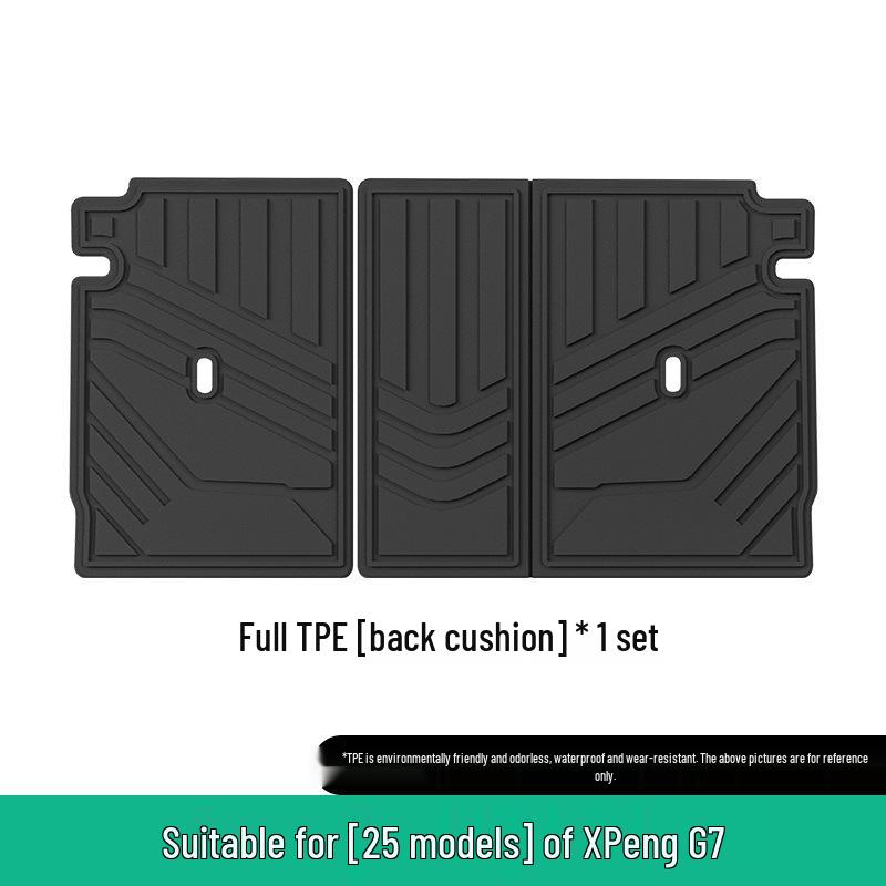 All-TPE Trunk and Seat Back Mat Kit for XPeng G7 (25 Models)