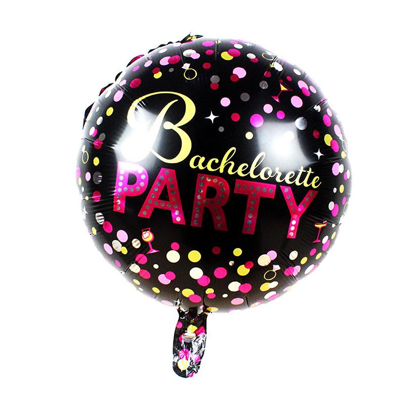 Rozlučka se svobodou Hliníkové fóliové balónky Párty Banket Balónky z hliníkové fólie s černým diamantovým prstenem