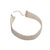 Funkelnde Silberfarbe Kristall Halsband Choker Halsketten für Damen Braut Goth Strass Schlüsselbein Kette Halskette Eleganter Schmuck