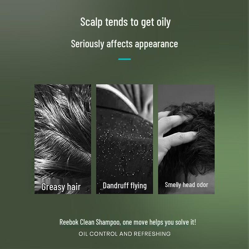 Reebok Men s Oil Control Shampoo & 3-in-1 Shower Gel Set