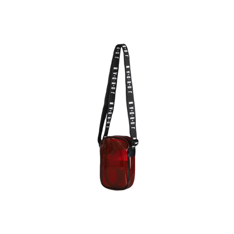 Jordan PVC Cell Phone Pouch, Shoulder Bag, Crossbody Bag Unisex Dark Red Jordan JD2023009GS-001