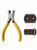 1pc 2mm Universal Handheld Watch Band Pliers, Belt Hole Punch Tool, Hole Punch Eyelet Tool, Tag Punching Machine, Strap Hole Puncher Back To School