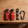 Portable Tall Stair Gauges with Holder and Carabiner for Framing Square Aluminum Alloy Tool for Accurate Carpenter Measurements