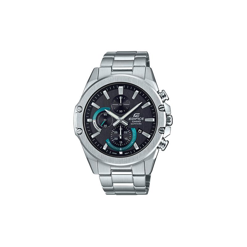 

Casio EDIFICE Waterproof Business Recommended Quartz Movement Stainless Steel Strap Japanese and Korean Watch Men s Watch Black Dial EFR-S567D-1A чёрный