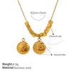 French Retro Sugar Cube Temperament Light Luxury Necklace Stainless Steel Black Square Brand Diamond Pendant Necklace Jewelry Women
