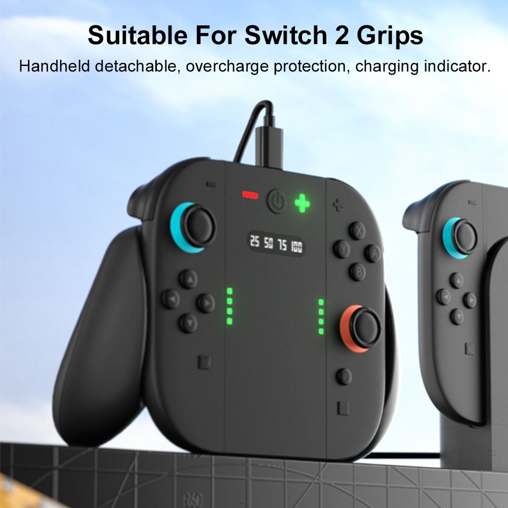 Handle Charger Dock Removable Handle Controller Charger USB Cable Handle Charger Dock for Switchs 2 Joycon Accessories